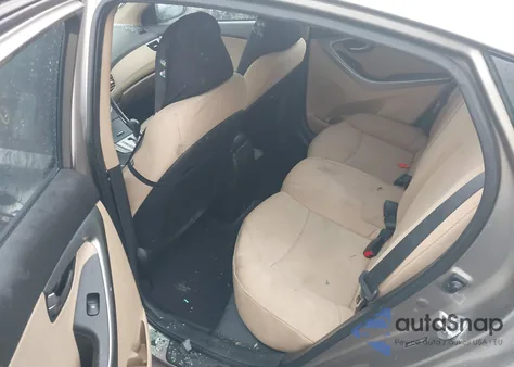 2013 Hyundai Elantra Gls из США, поврежденный, VIN 5NPDH4AE3DH336827